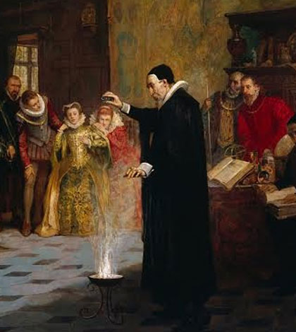 John Dee at court of queen Elizabeth