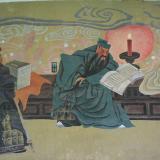 Guan Yu Studying Spring & Autumn Annals